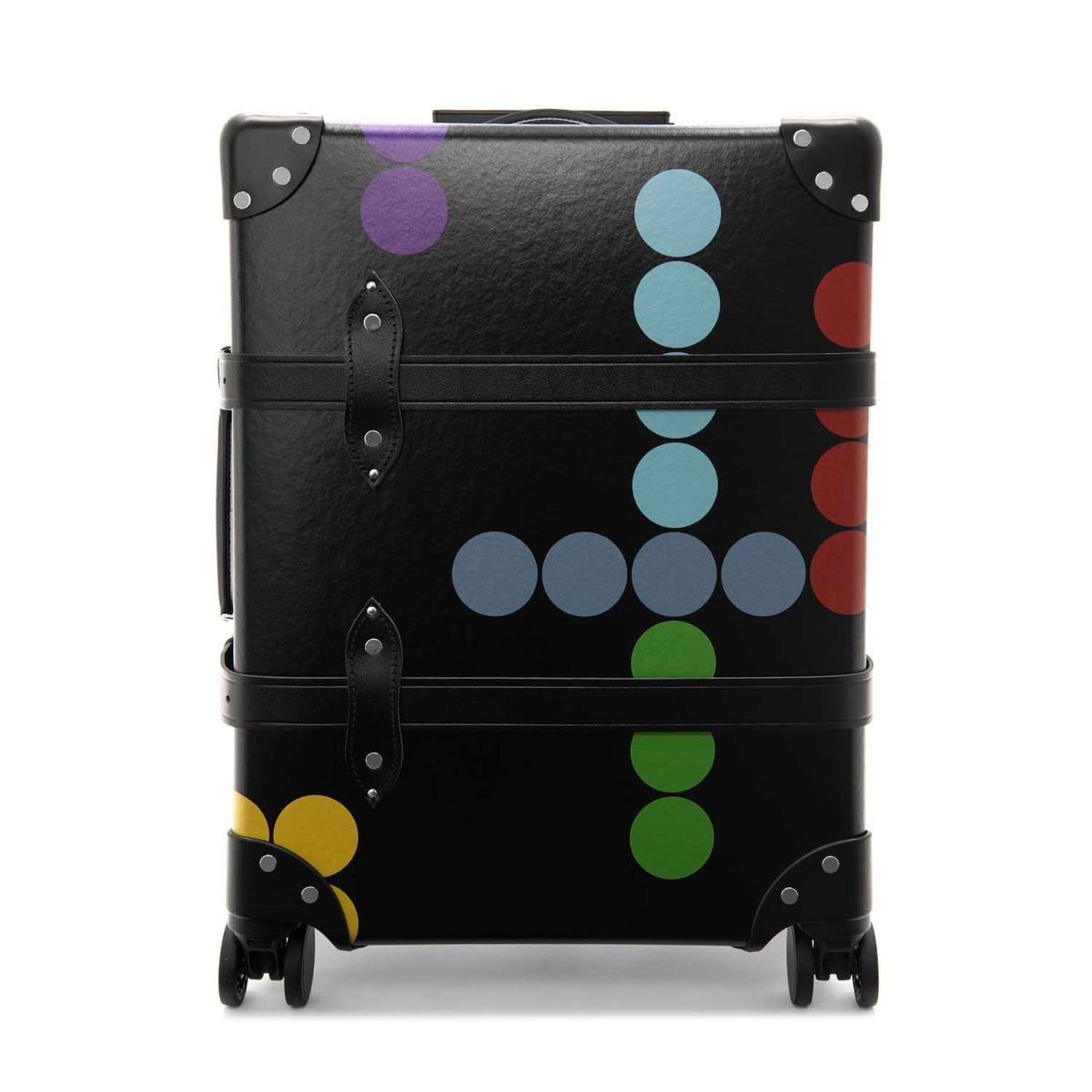 DR. NO · Carry-On - 4 Wheels | Black/Black/Chrome
