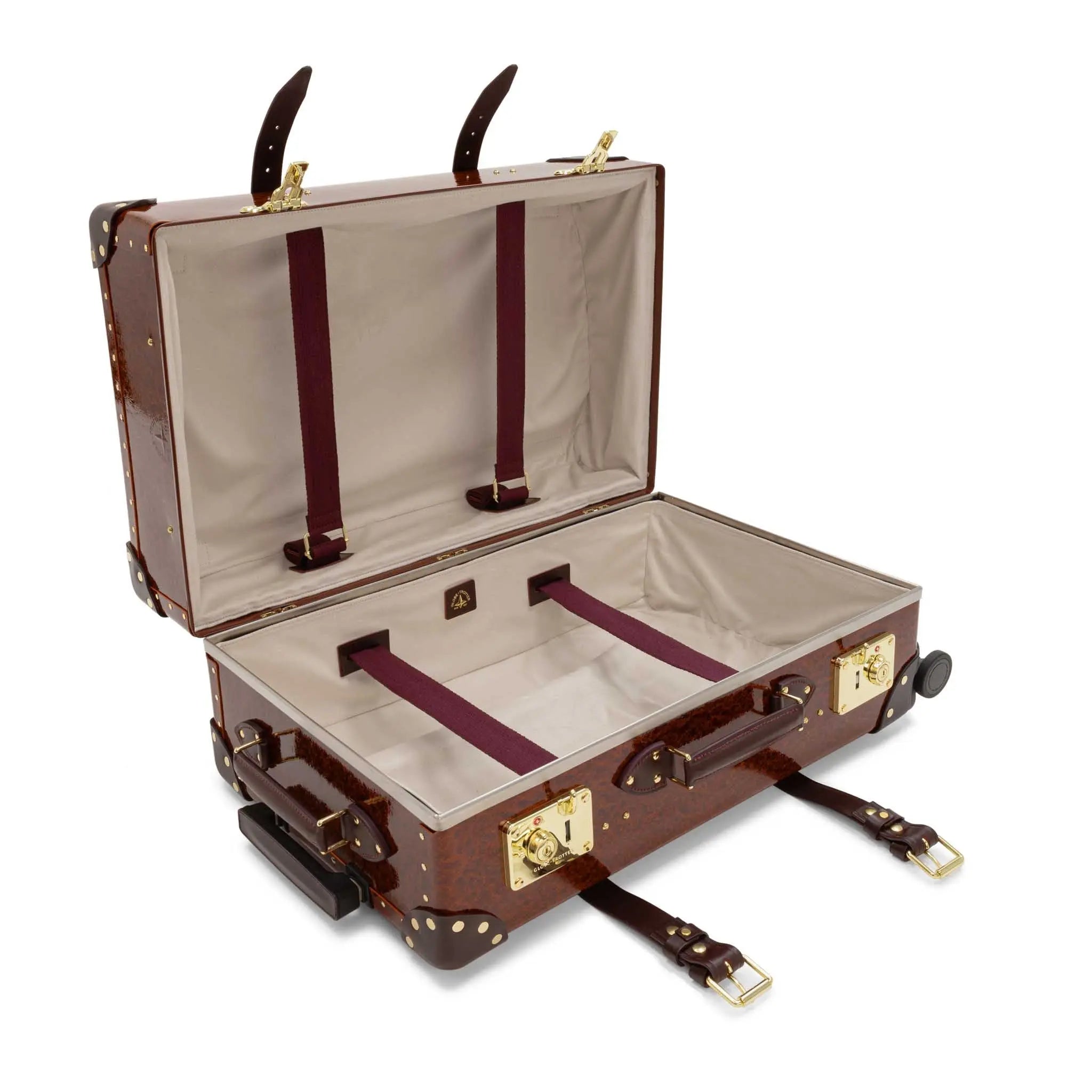Orient · Medium Check-In - 4 Wheels | Urushi/Burgundy/Gold - GLOBE-TROTTER