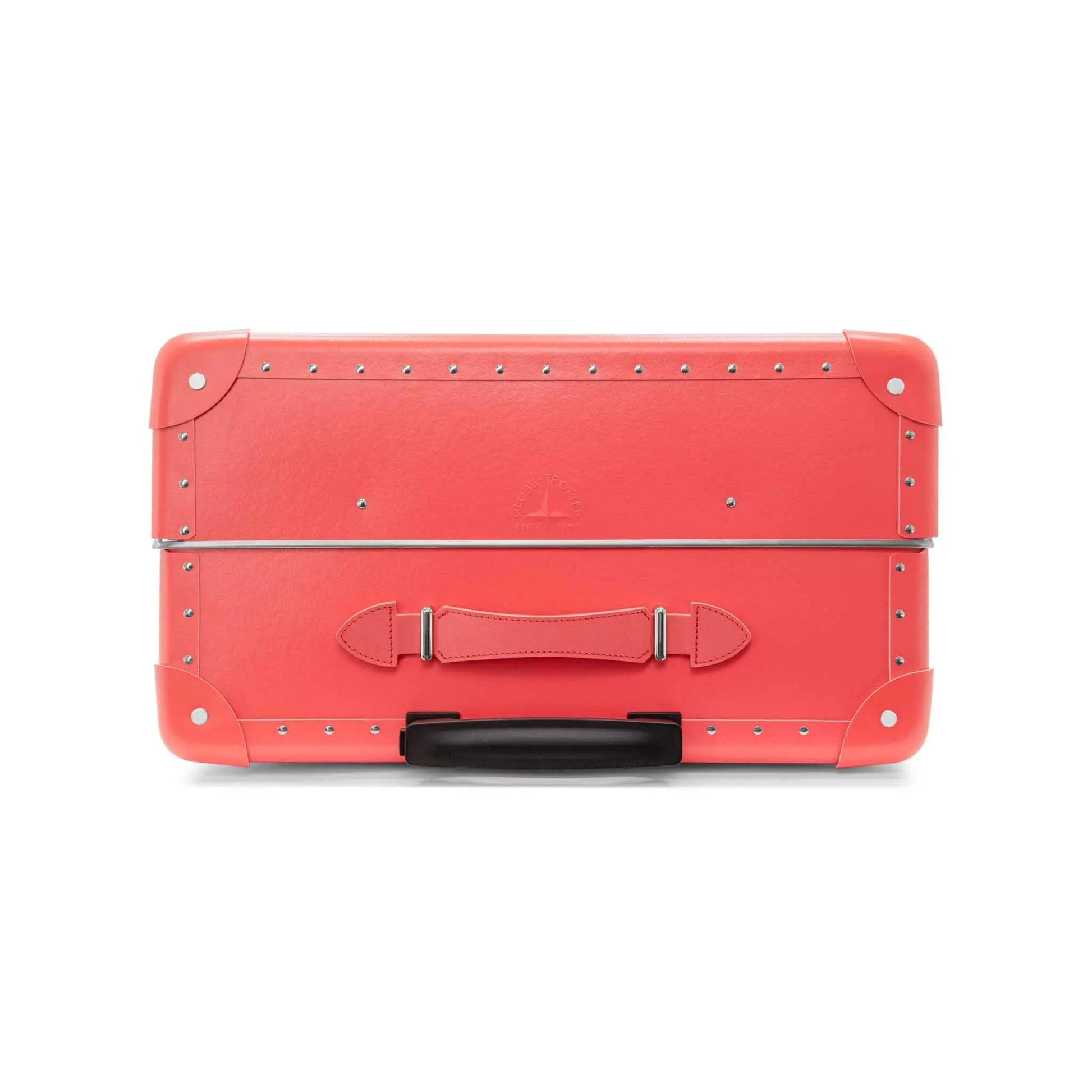 Pop Colour · Large Check-In - 4 Wheels | Flamingo/Flamingo/Chrome - GLOBE-TROTTER