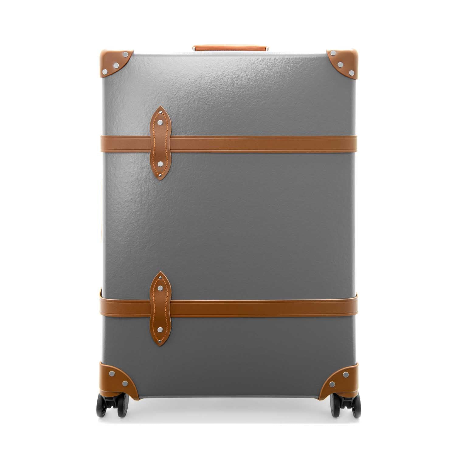 Centenary · Large Check-In - 4 Wheels | Grey/Caramel/Chrome