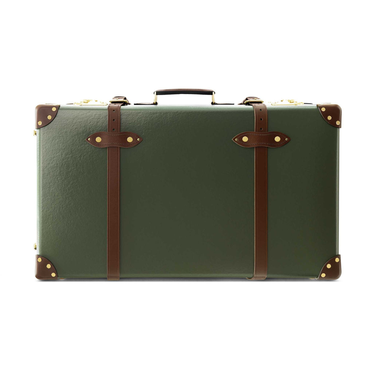 Centenary · Large Suitcase | Green/Brown/Gold