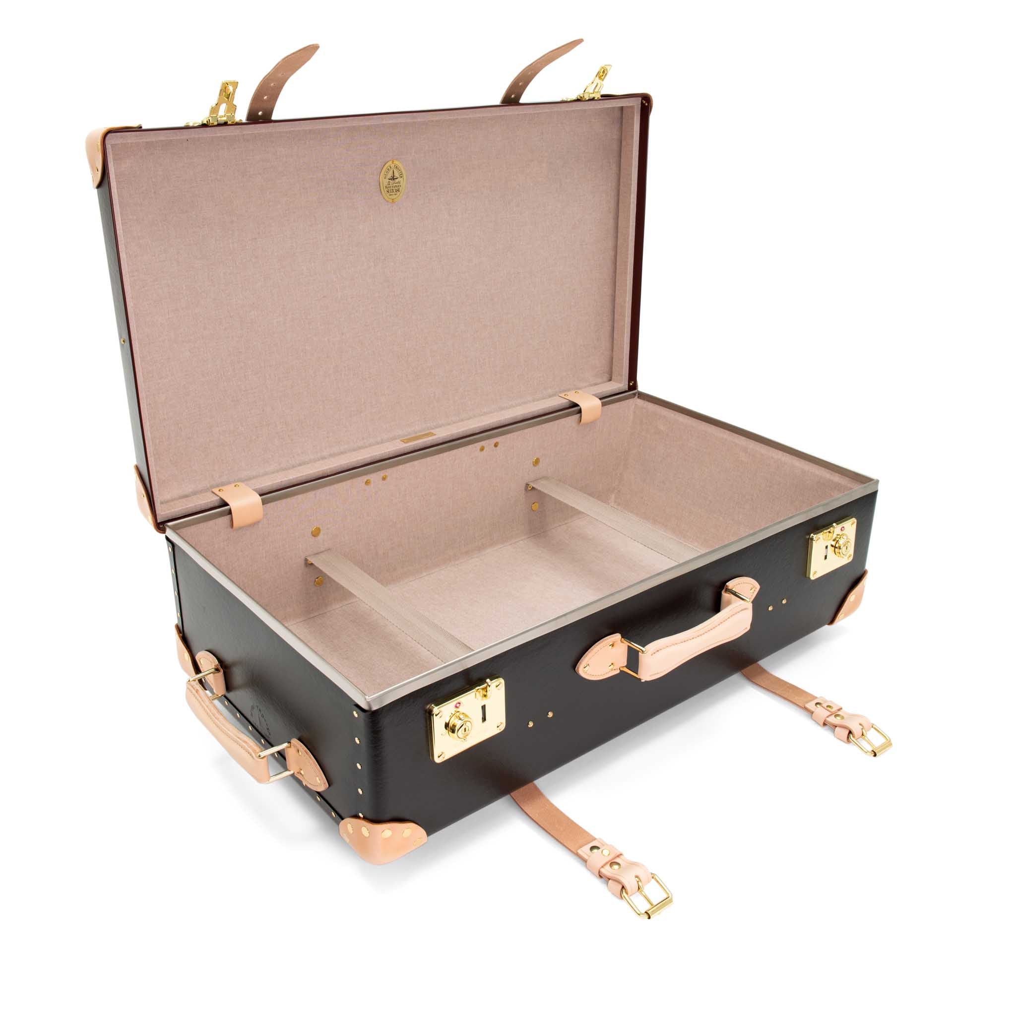 Safari · Large Suitcase | Brown/Natural/Gold