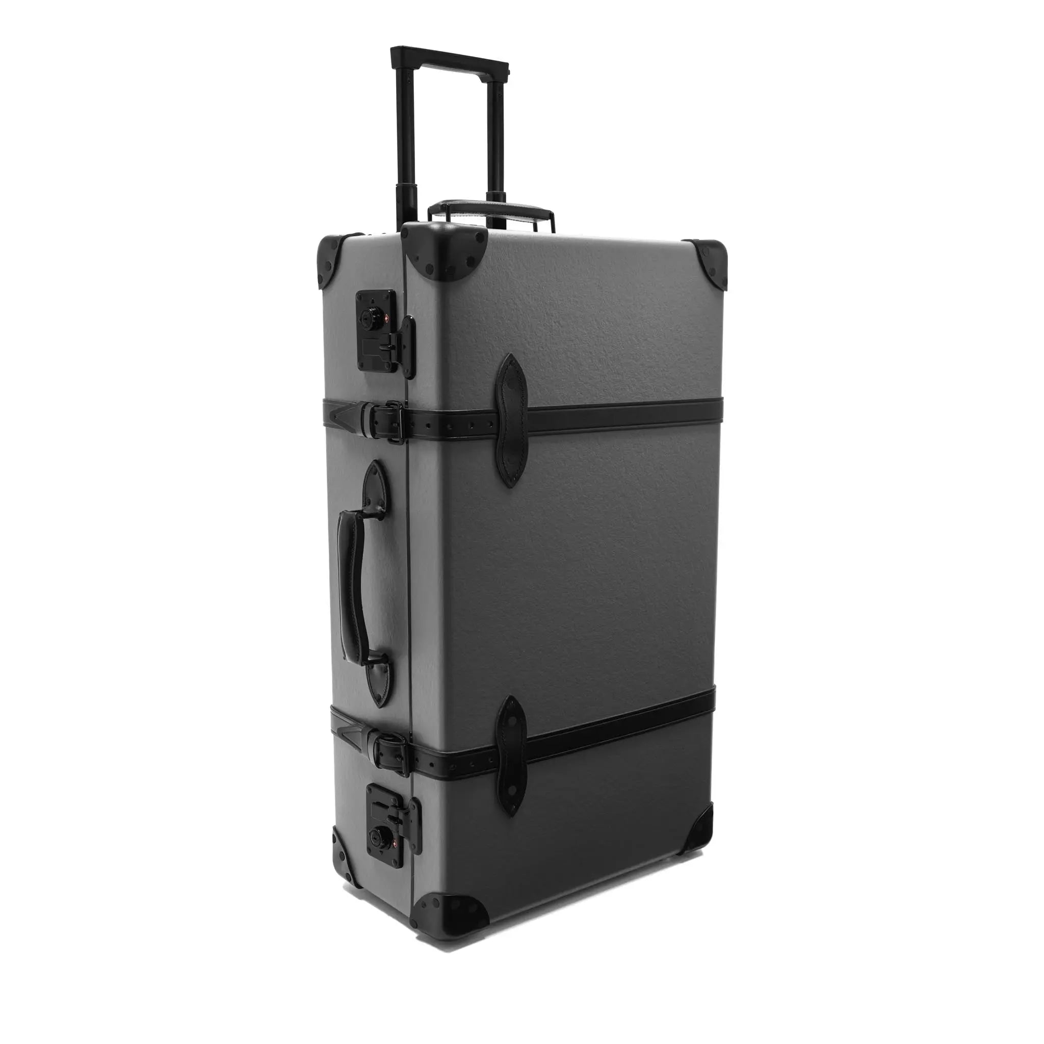 Centenary · Large Check-In - 2 Wheels | Charcoal/Black/Black - GLOBE-TROTTER