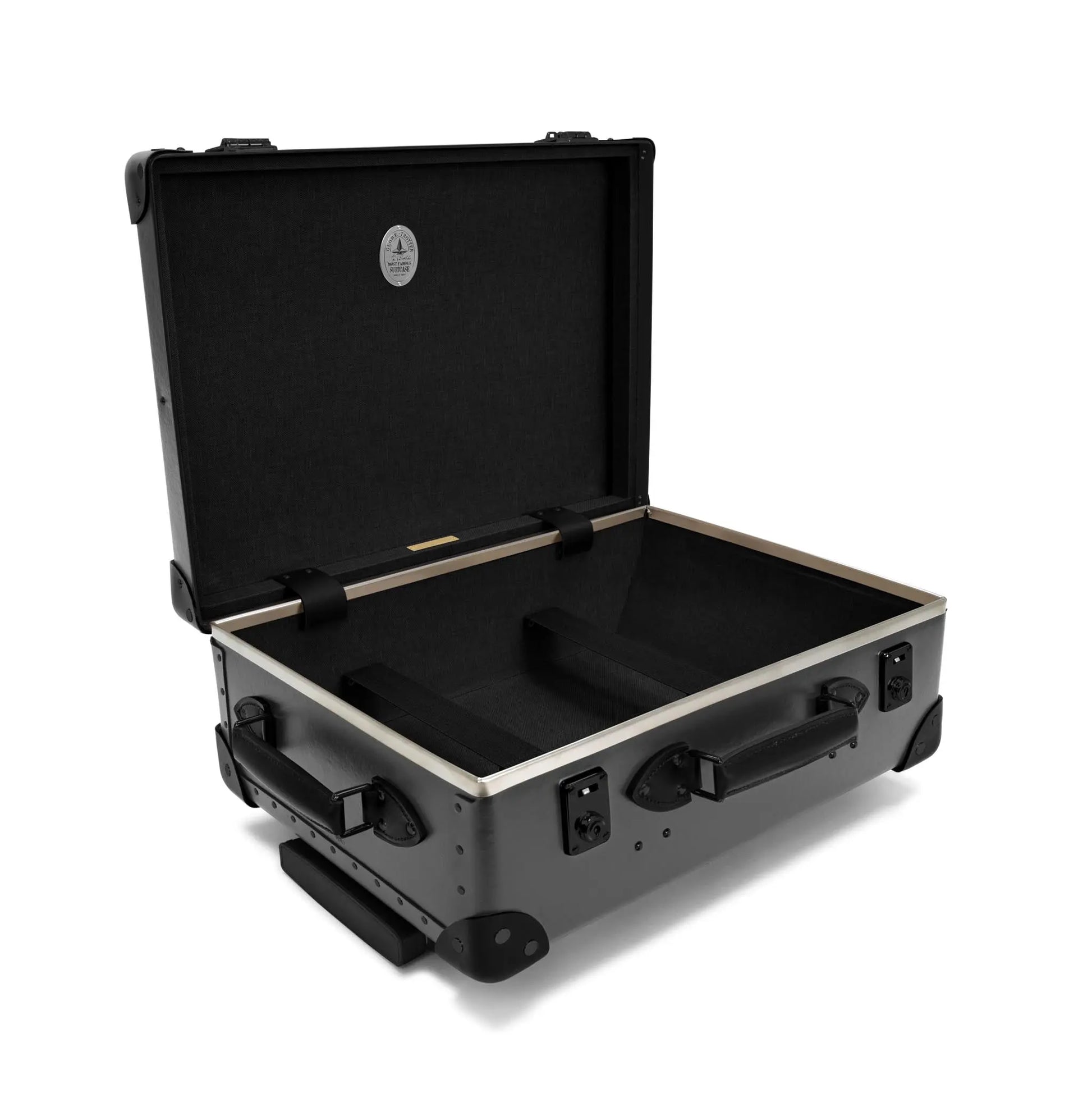 Centenary · Small Carry-On - 2 Wheels | Charcoal/Black/Black - GLOBE-TROTTER
