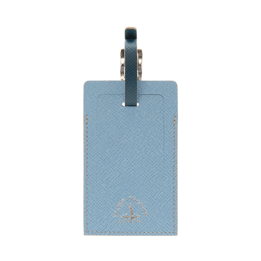 Jet · Luggage Tag | Baby Blue/Red/Chrome – first image