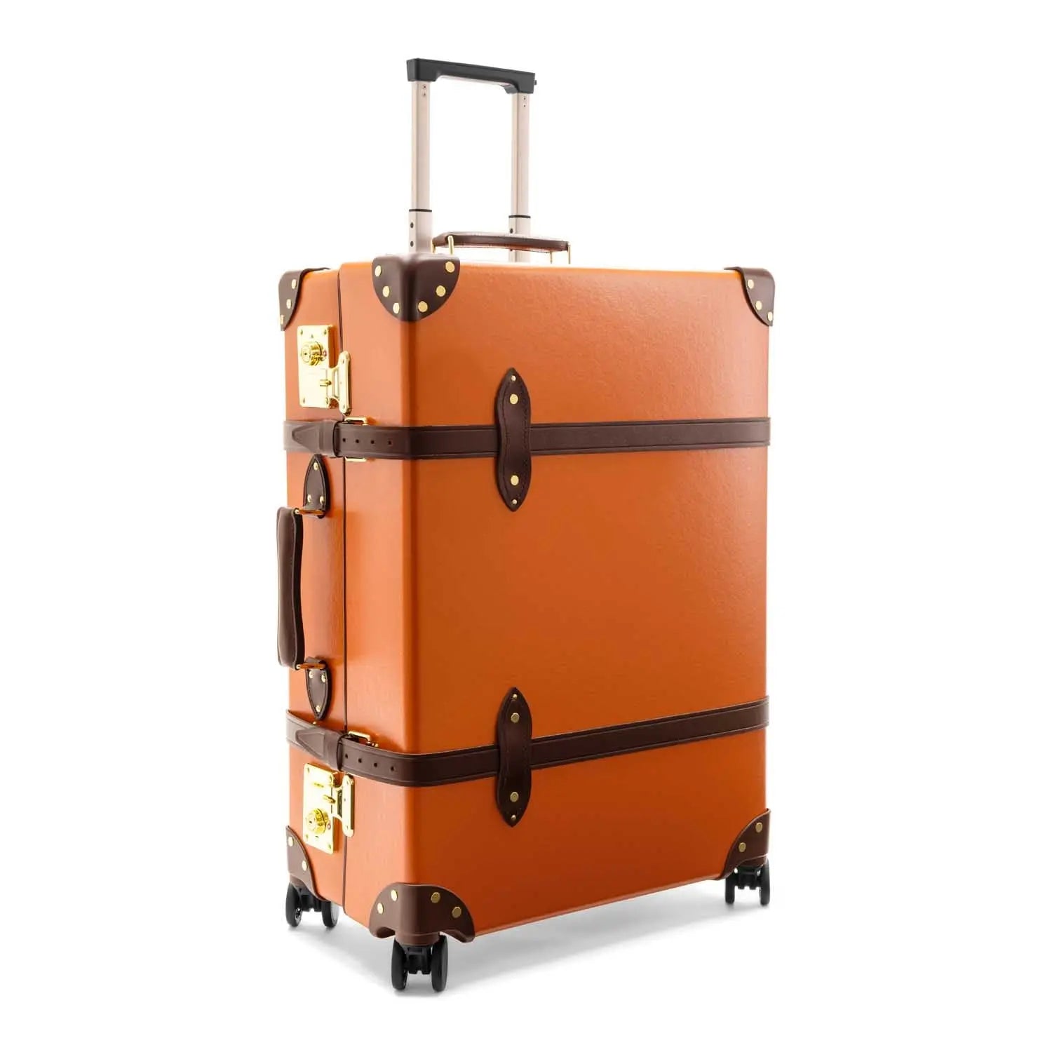 Centenary · Large Check-In - 4 Wheels | Marmalade/Brown - GLOBE-TROTTER