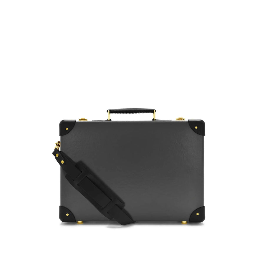 Centenary · Small Attaché | Charcoal/Black/Gold – first image