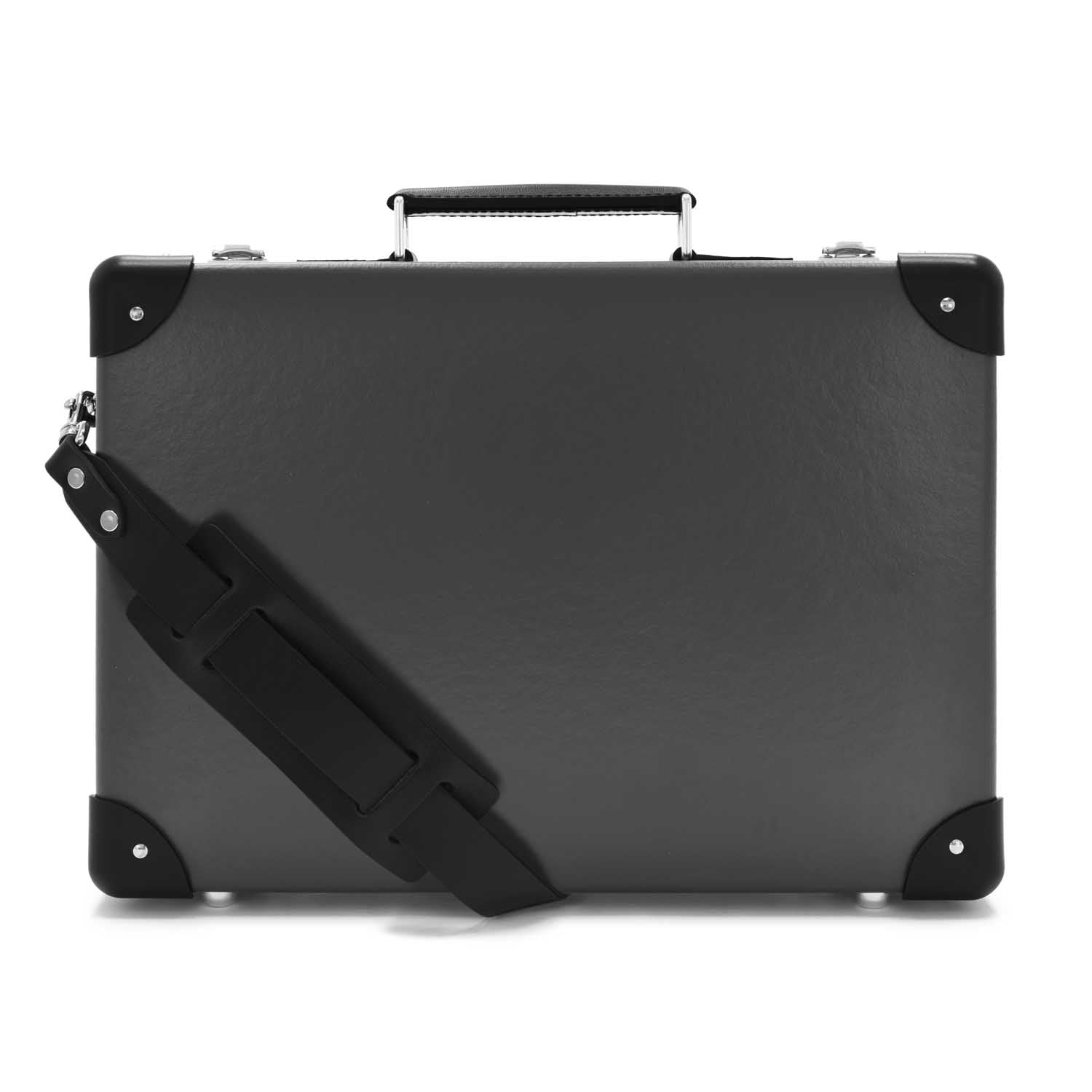 Centenary · Small Attaché | Charcoal/Black/Chrome