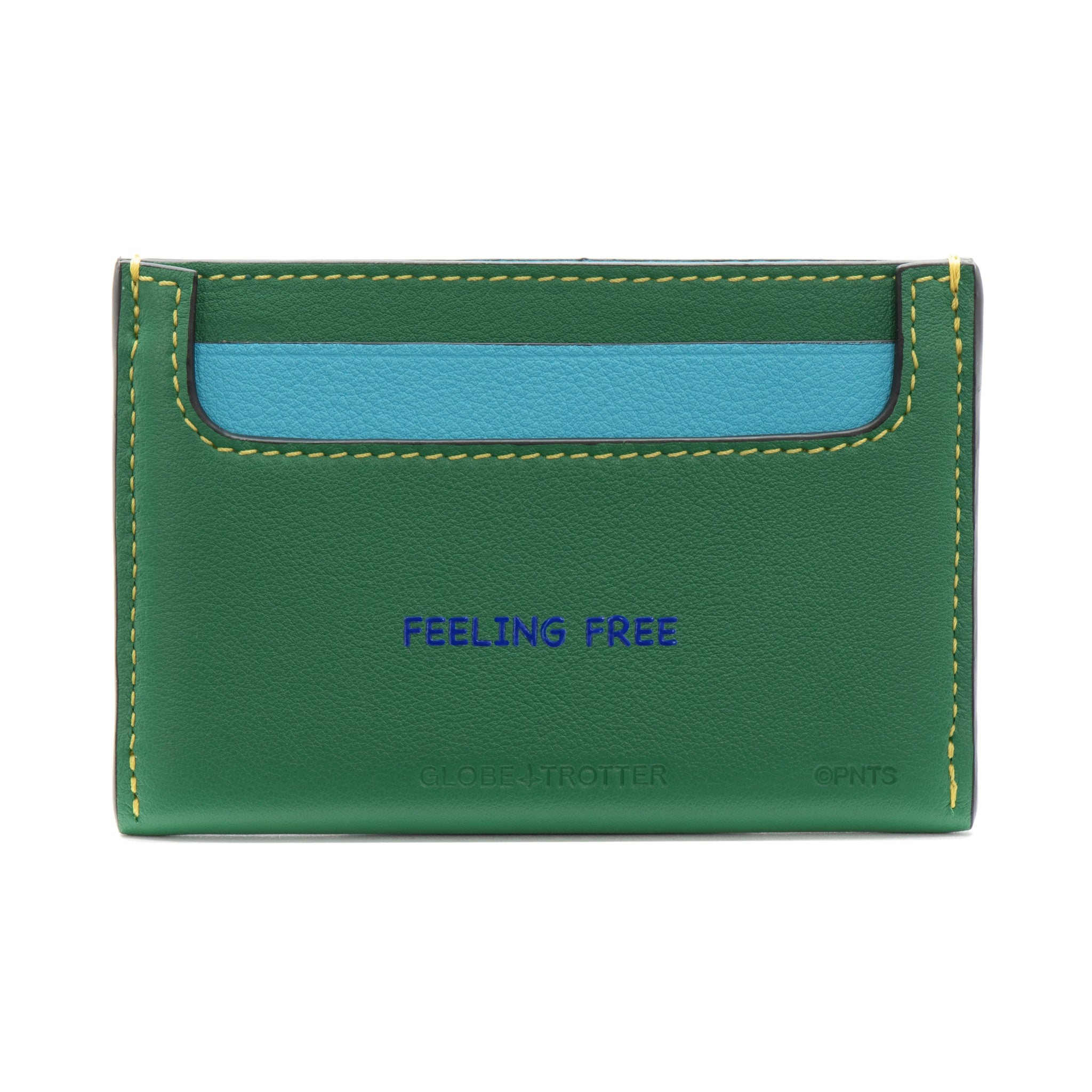 Peanuts · Credit Card Holder | Green/Sky Blue