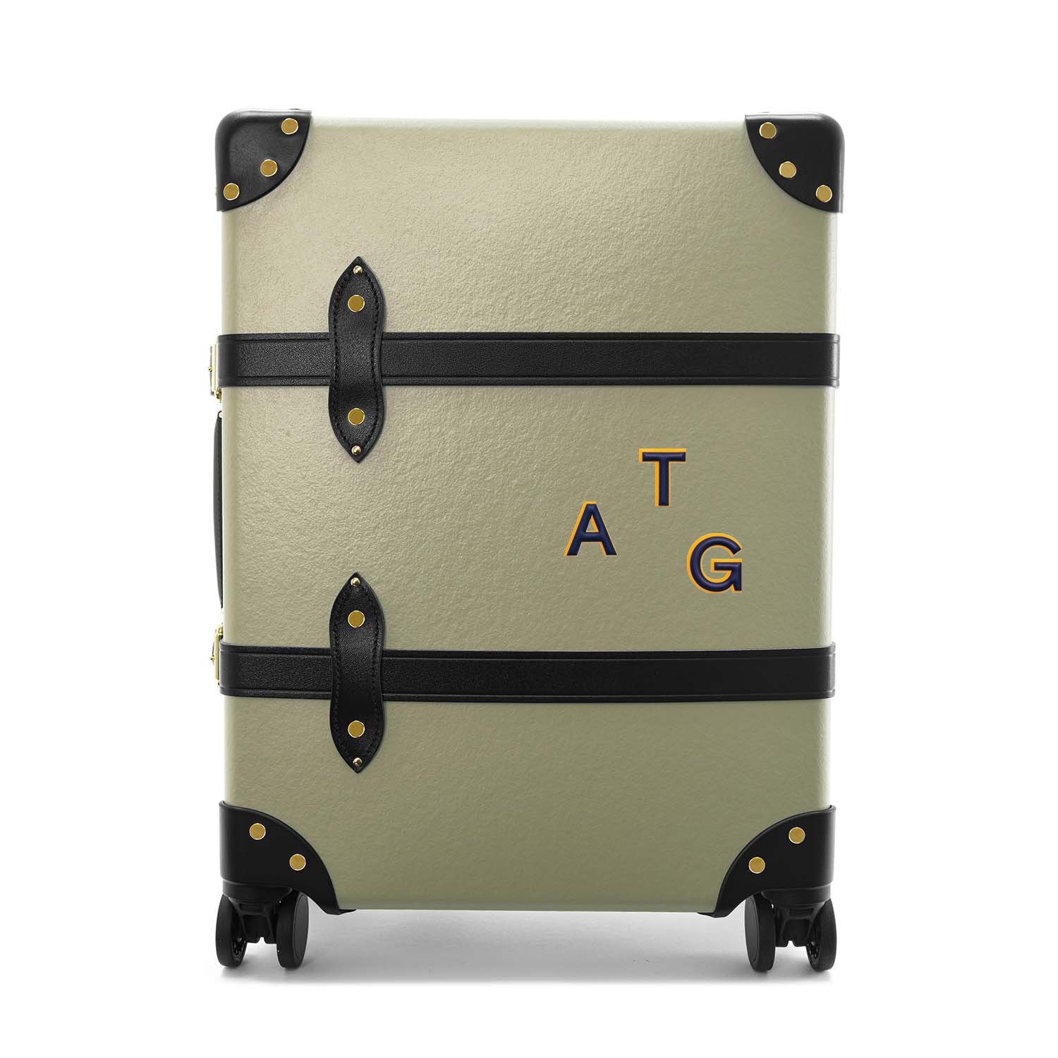 Alphabet · Leather Sticker | Yellow/Dark Blue | T