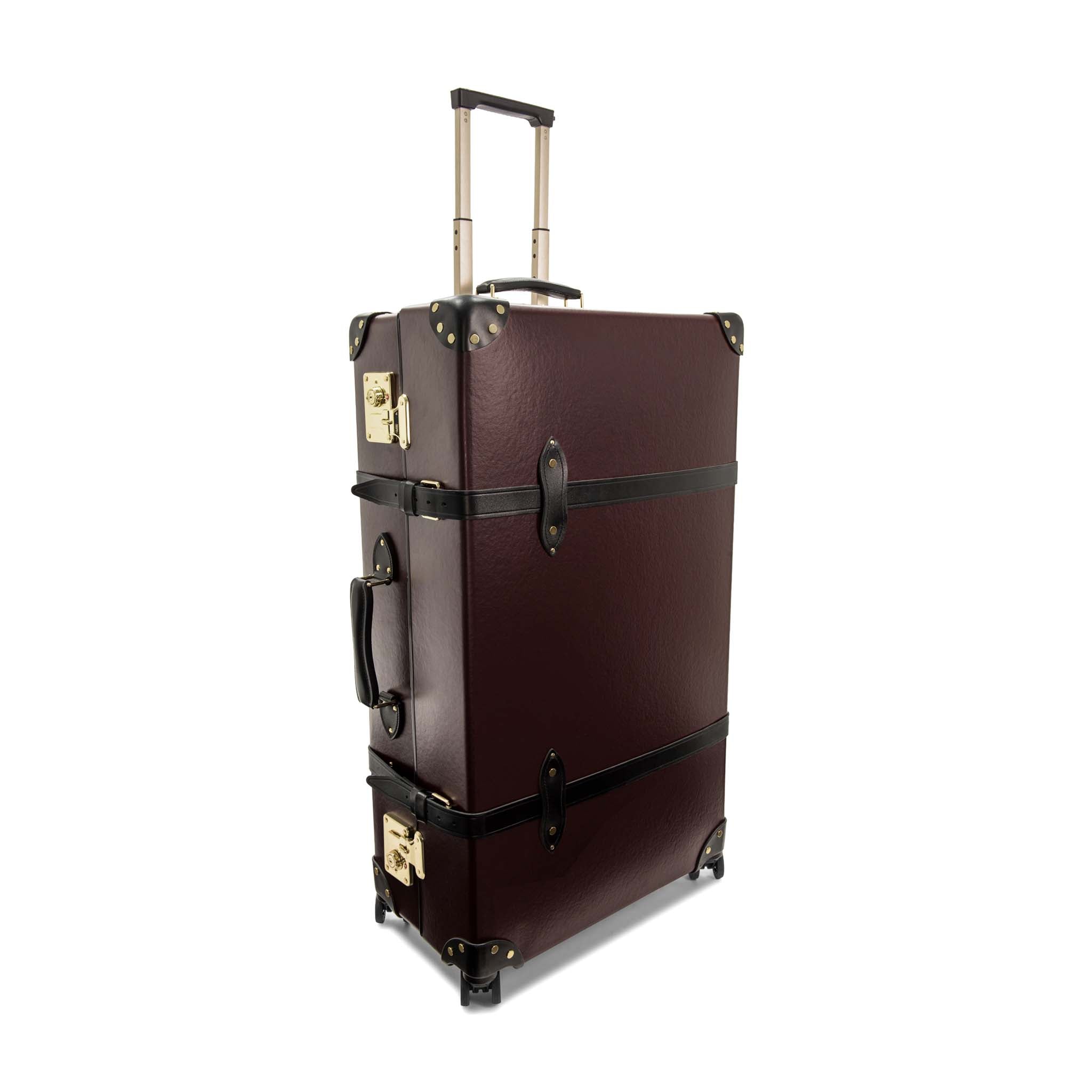 Globe-Trotter | Vanity Case | Oxblood & Black | Luxury Beauty Case