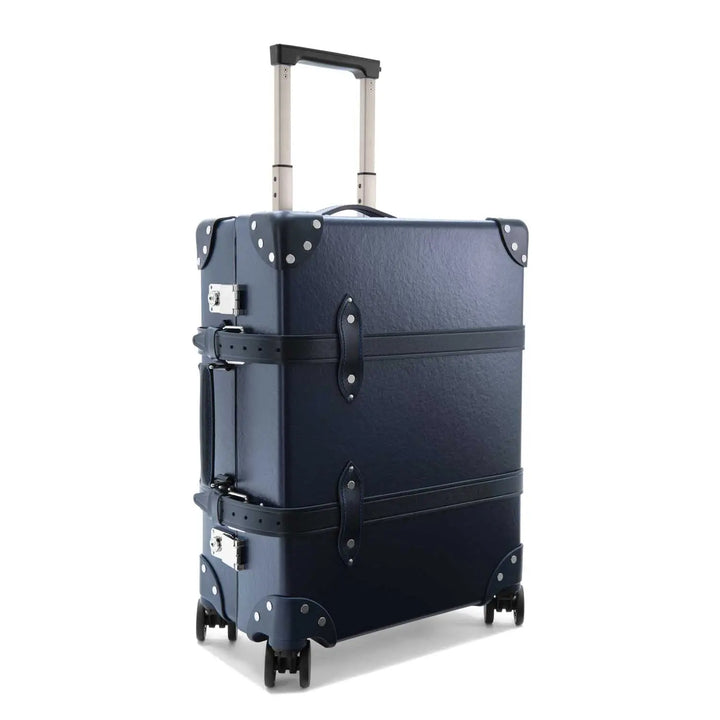 Globe-Trotter | Carry-On | 4W | Navy | Luxury Cabin Luggage Globe-Trotter | Carry-On | 4W | Navy | Luxury Cabin Luggage
