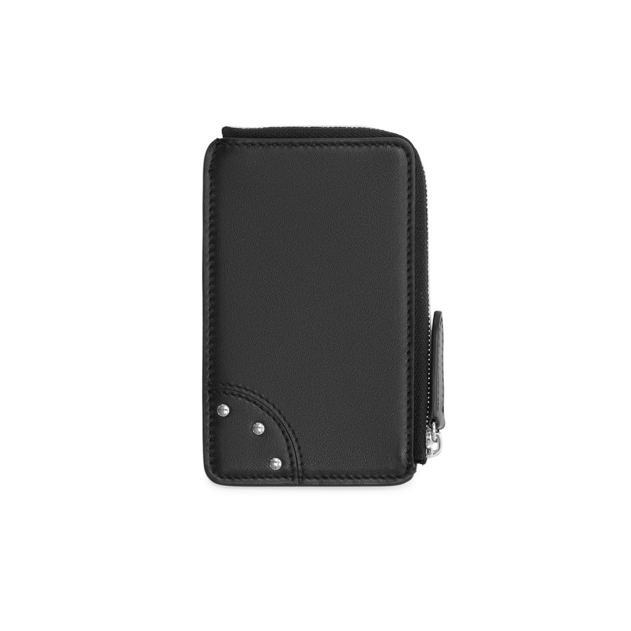 Metropolis · Credit Card Purse | Black/Chrome – first image