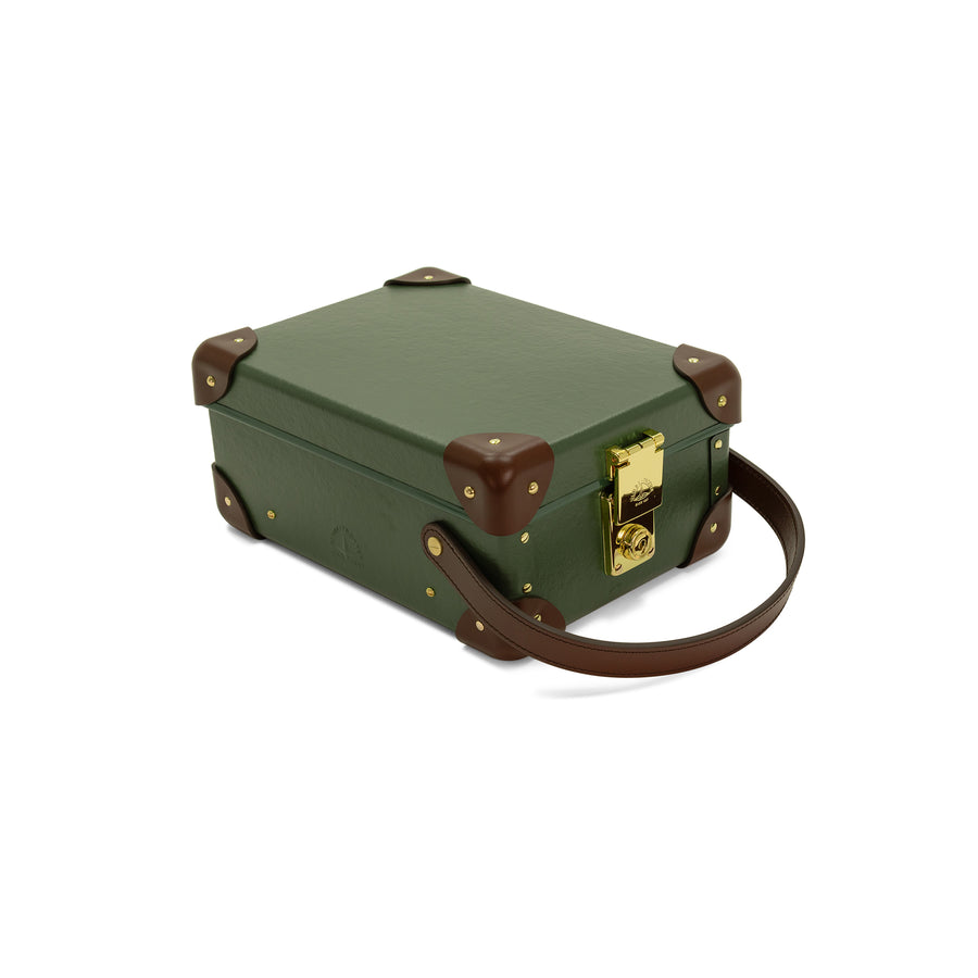 Cutler & Gross · 4-Slot Glasses Cases | Green/Brown/Gold – first image