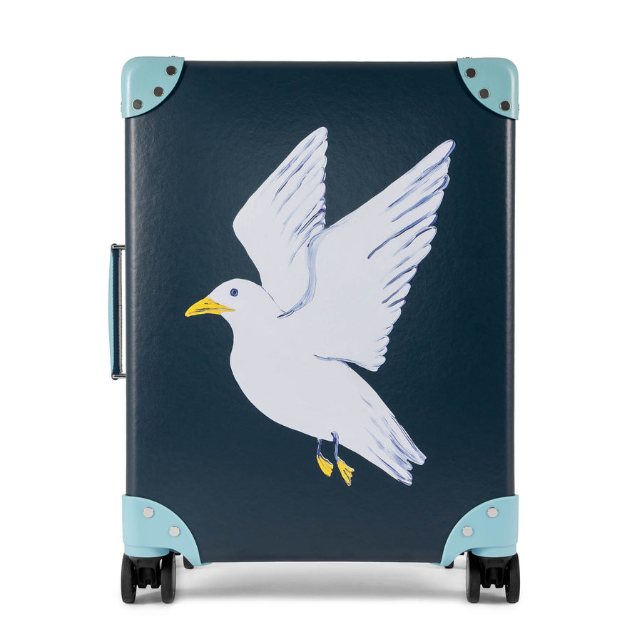 David Shrigley · Carry-On | Navy/Pale Blue/Chrome – first image