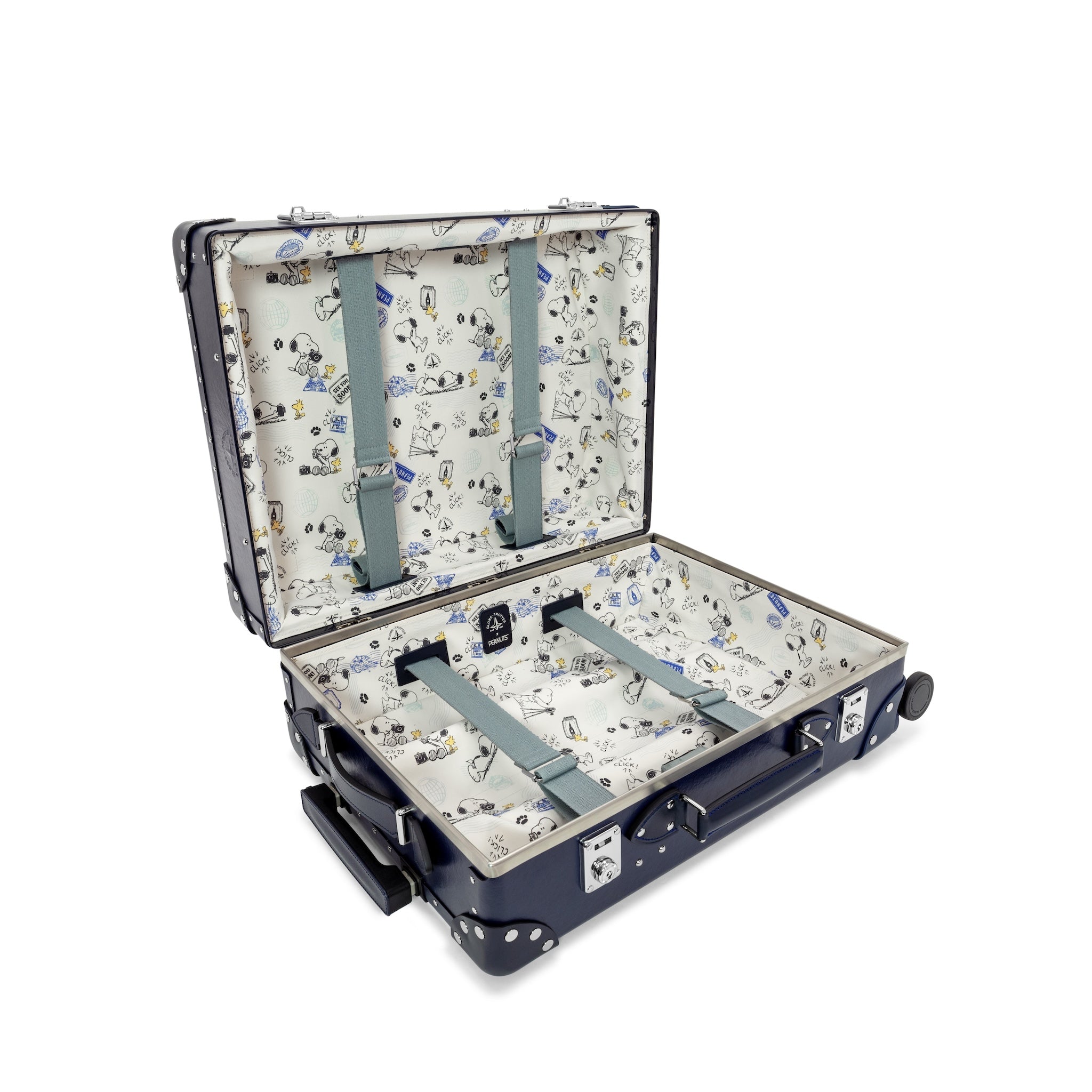 Peanuts · Carry-On - 4 Wheels | Navy/Navy/Chrome