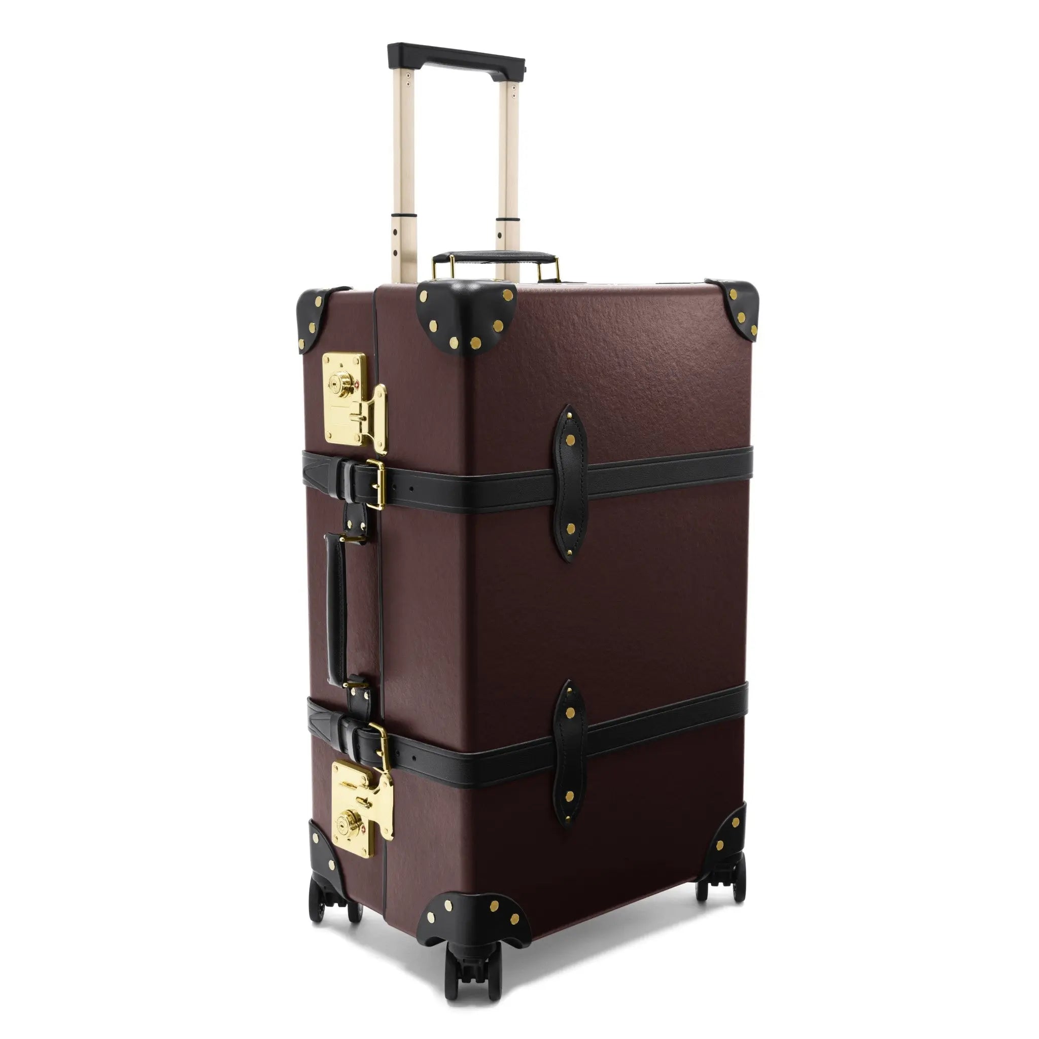 Centenary · Medium Check-In - 4 Wheels | Oxblood/Black - GLOBE-TROTTER