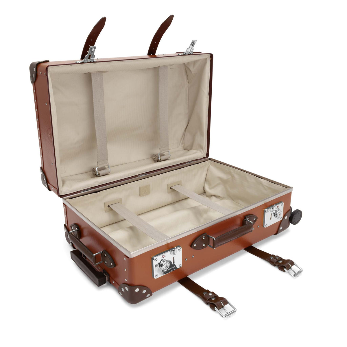 Centenary · Medium Check-In - 4 Wheels | Terracotta/Brown/Chrome