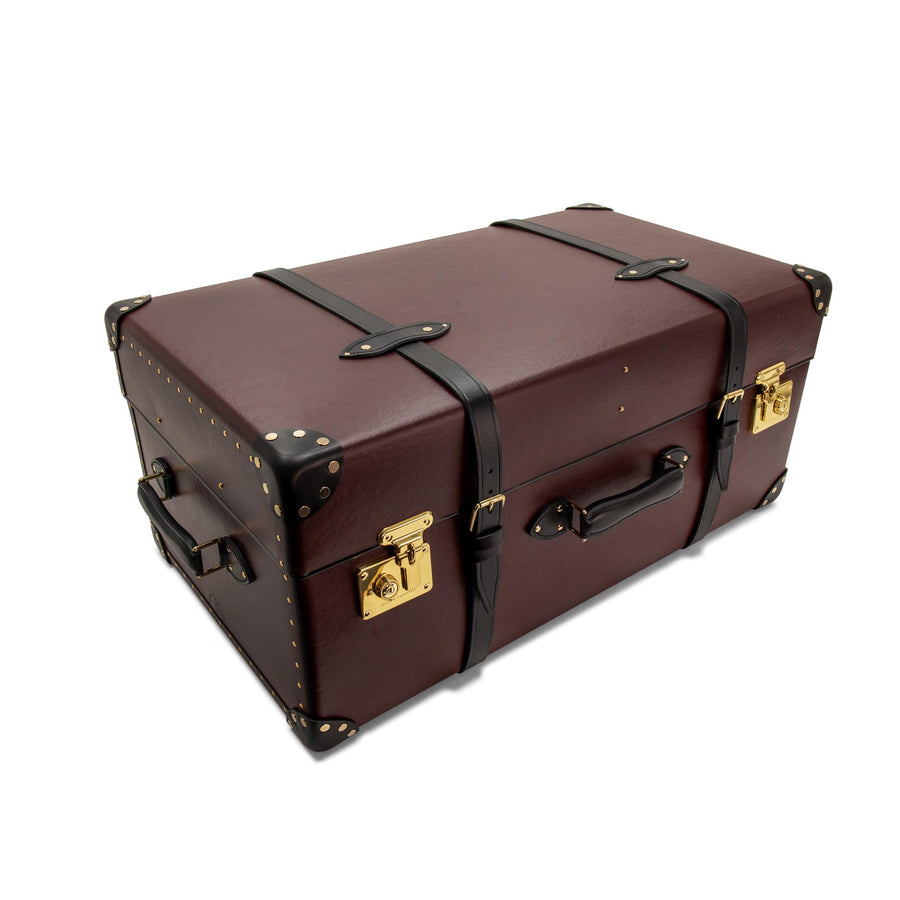 Centenary · Steamer Home Trunk | Oxblood/Black/Gold – first image