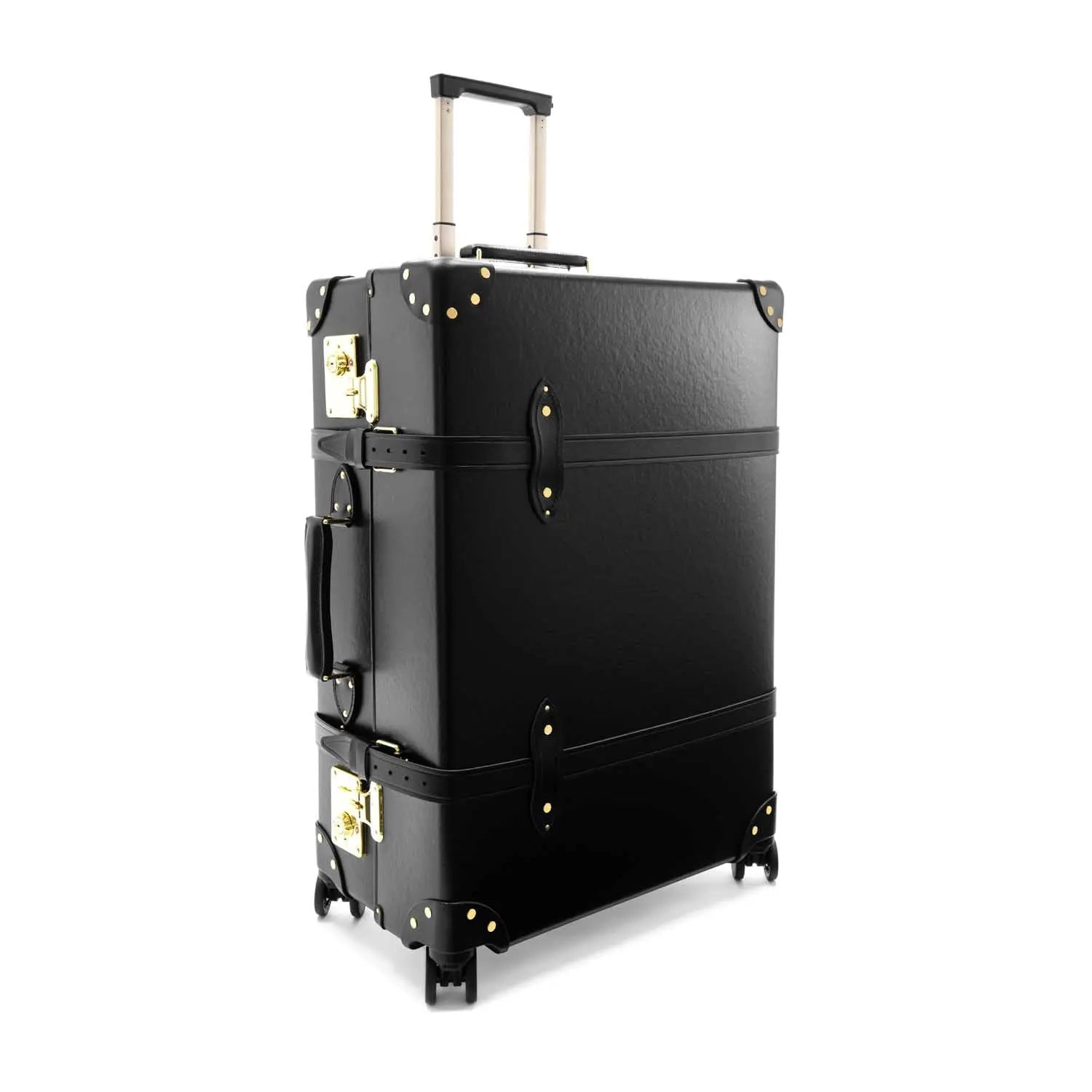 Centenary · Large Check-In - 4 Wheels | Black/Black/Gold/Gold - GLOBE-TROTTER