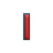 Alphabet · Leather Sticker | Red/Petrol Blue | I