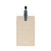 Jet · Luggage Tag | Ivory/Baby Blue/Chrome