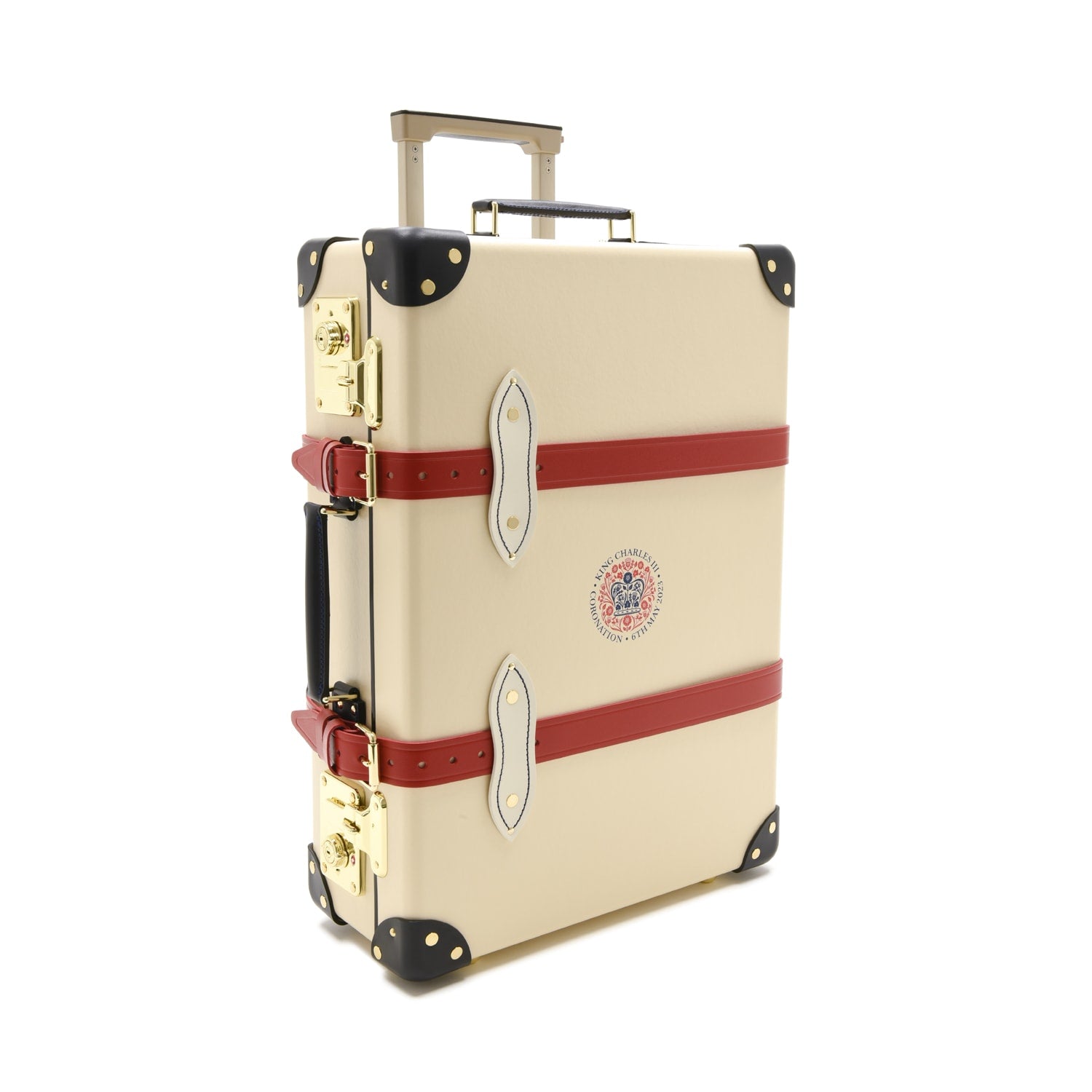 Coronation Special · Carry-On - 2 Wheels | Ivory/Navy/Brass