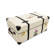 Peanuts · Steamer Home Trunk | Ivory/Navy/Gold