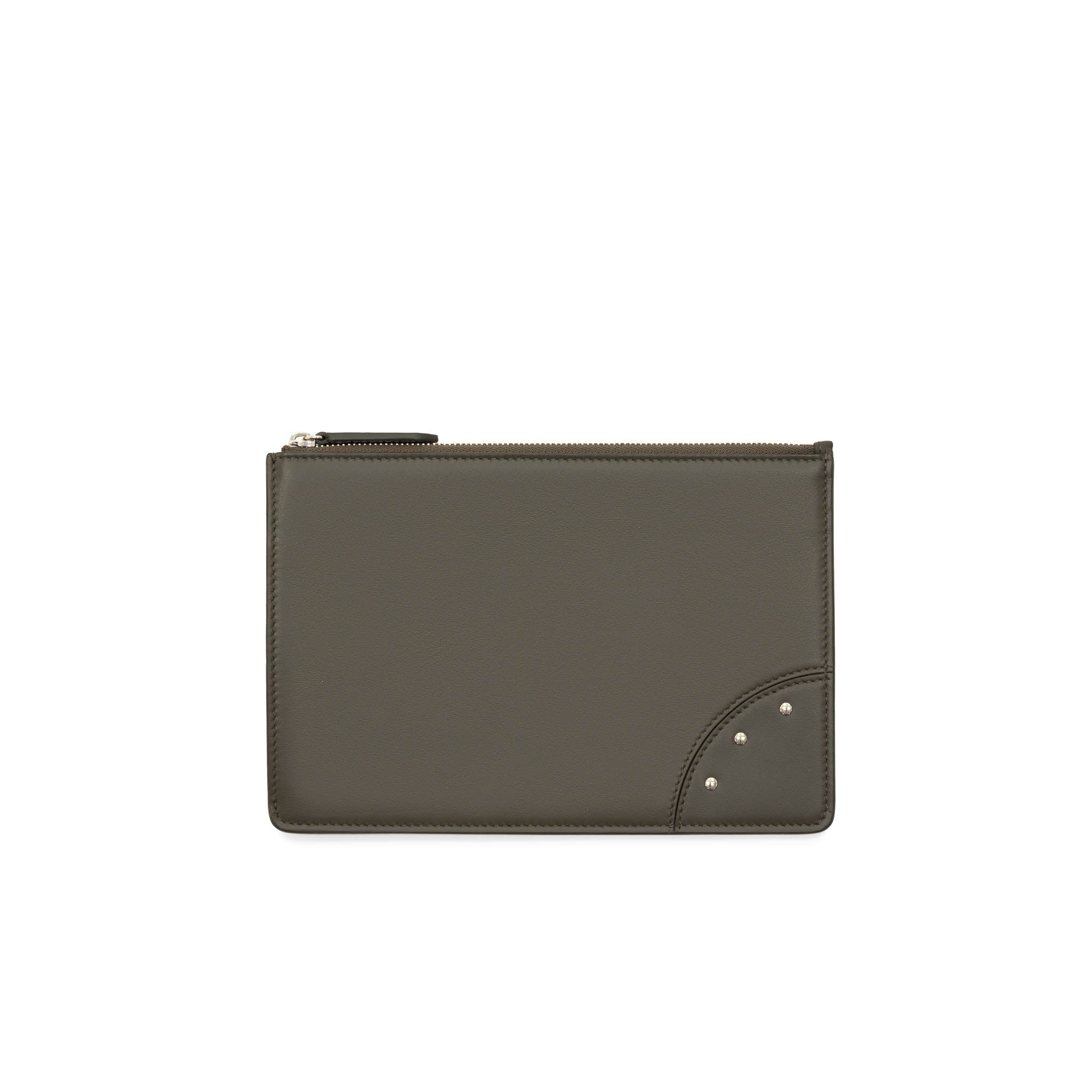 Metropolis · A5 Pouch | Olive/Chrome