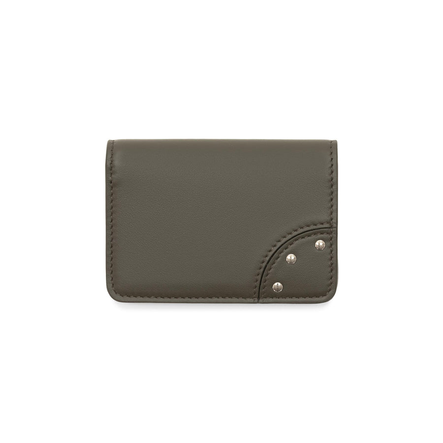 Metropolis · Business Card Holder | Olive/Chrome – first image