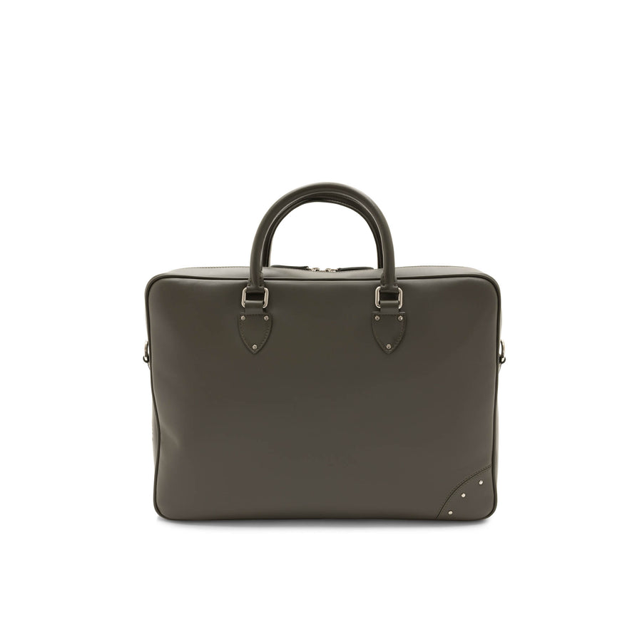 Metropolis · Laptop Case | Olive/Chrome – first image