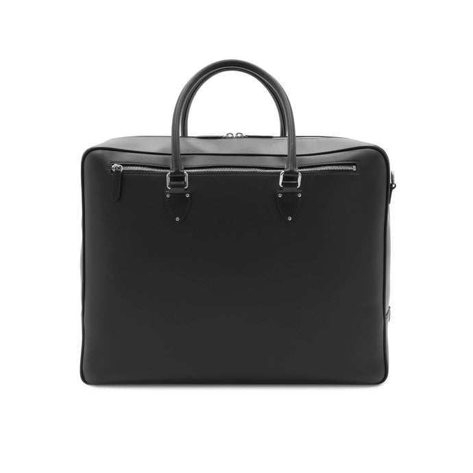 Metropolis Weekend Bag in Black Leather | Globe-Trotter