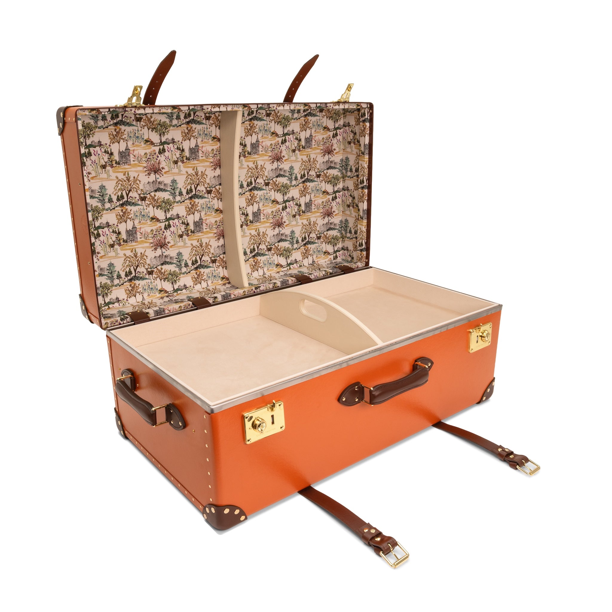 Centenary · Steamer Home Trunk | Marmalade/Brown/Gold