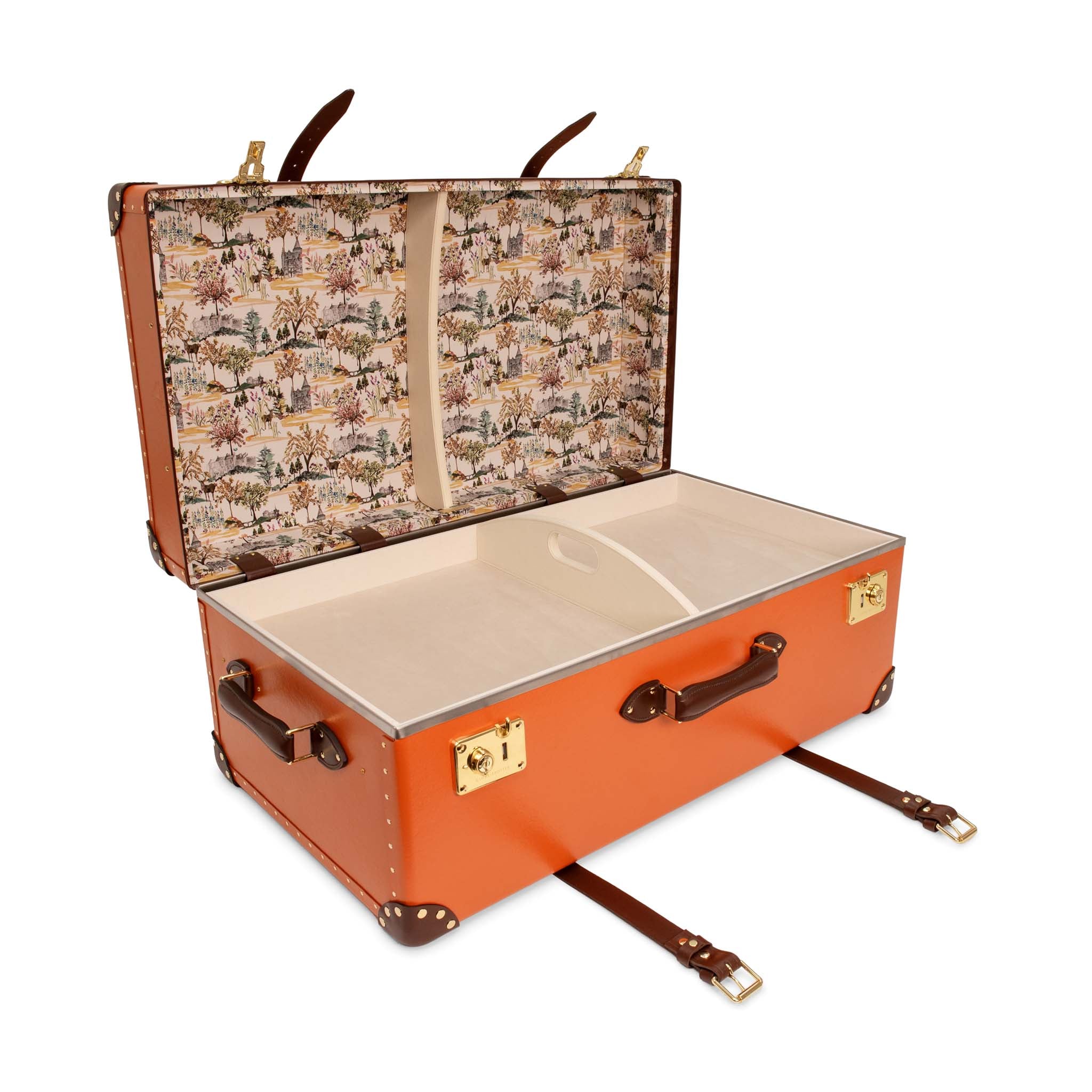 Centenary · Steamer Home Trunk | Marmalade/Brown/Gold