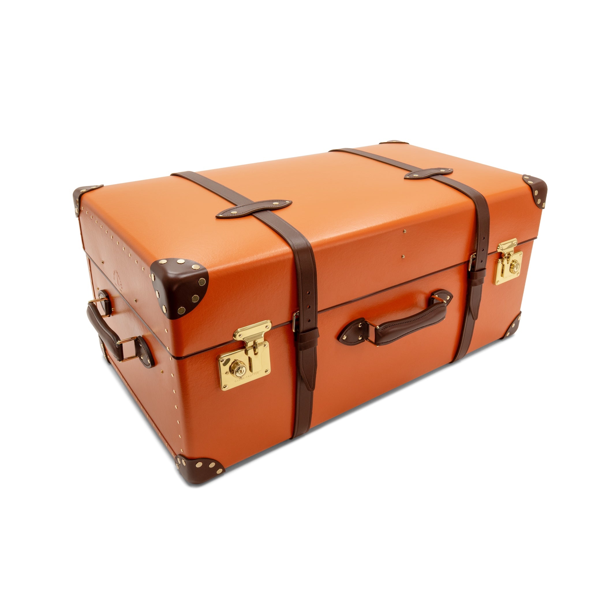 Centenary · Steamer Home Trunk | Marmalade/Brown/Gold