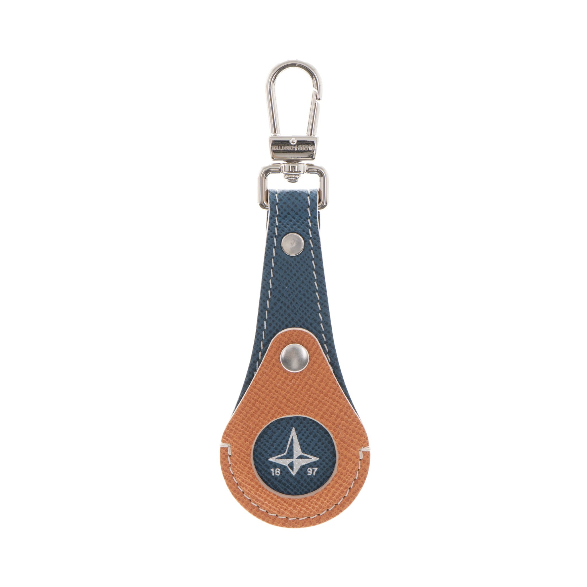 Jet · Air Tag Holder | Orange/Teal/Chrome