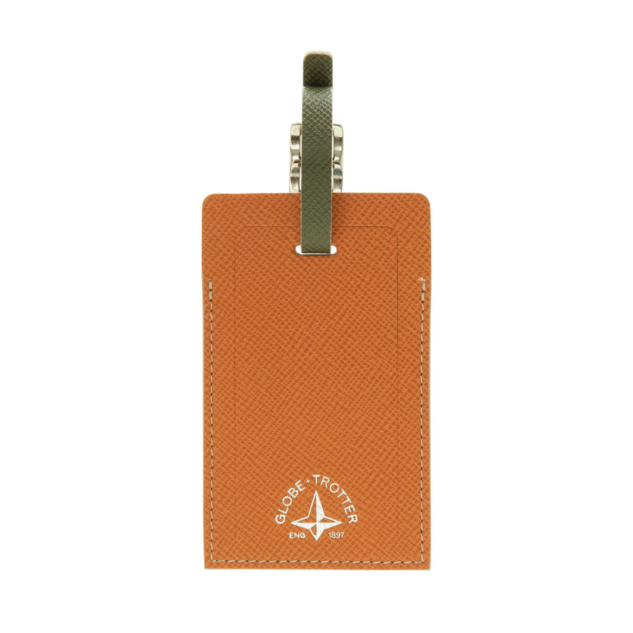 Jet · Luggage Tag | Orange/Teal/Chrome – first image