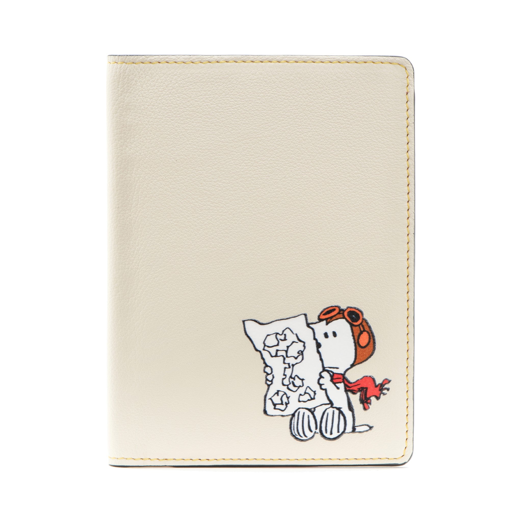 PEANUTS · Passport Sleeve | Ivory/Red