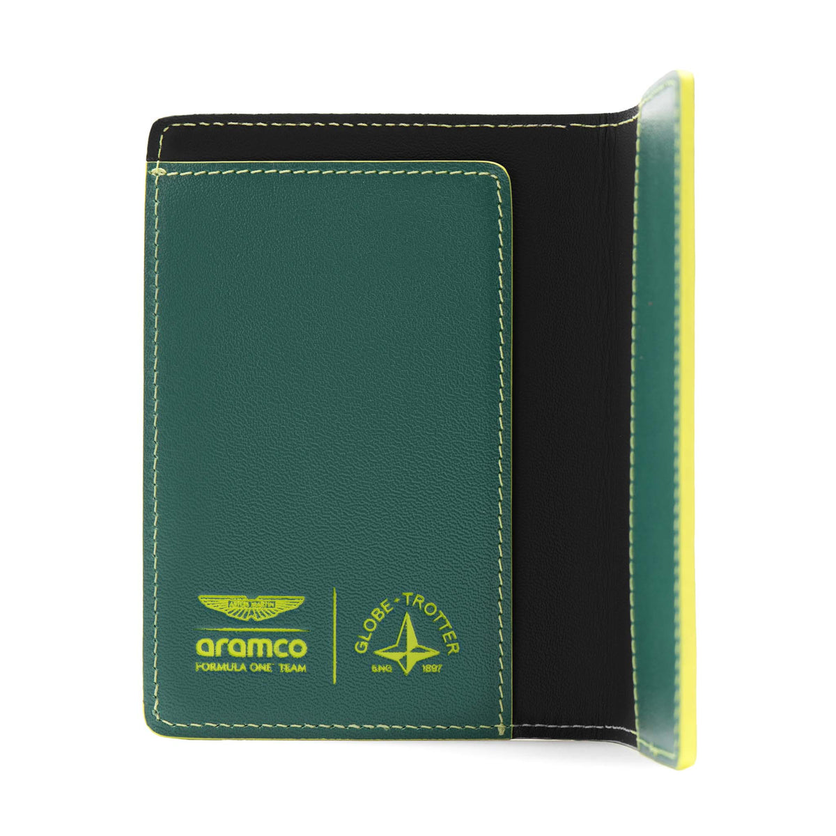 Aston Martin F1 · Passport Sleeve | Black/Green