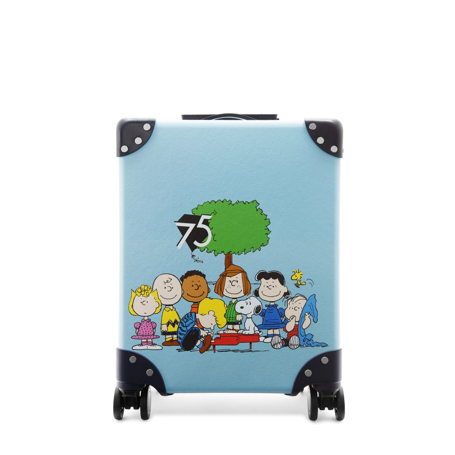 Peanuts 75th Anniversary · Mini Carry-On - 4 Wheels | Pastel Blue/Navy/Chrome – first image