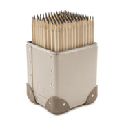 Home Collection · Pen Holder - Large | Chalk/Moss/Chrome