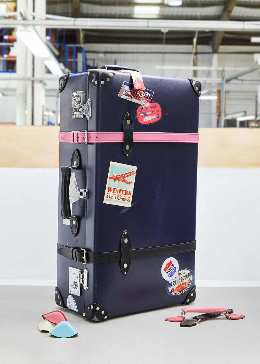 Restoration edit  · Large Check-In | Navy/Pink/Chrome | 0048 – first image