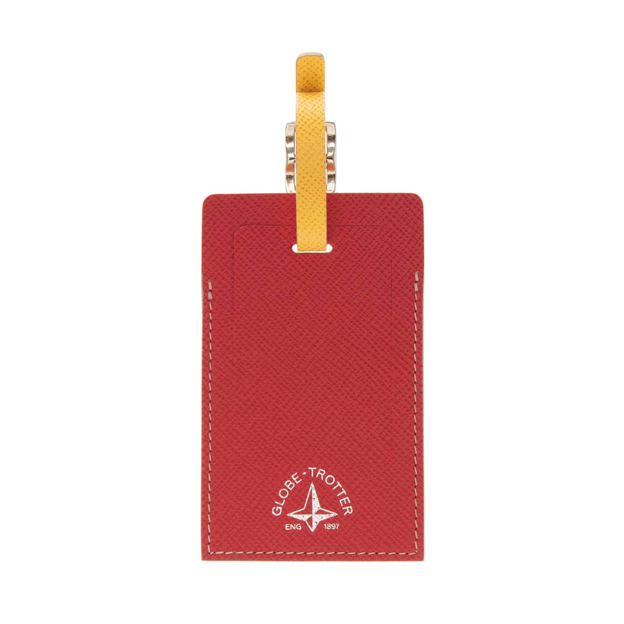 Jet · Luggage Tag | Red/Orange/Chrome – first image