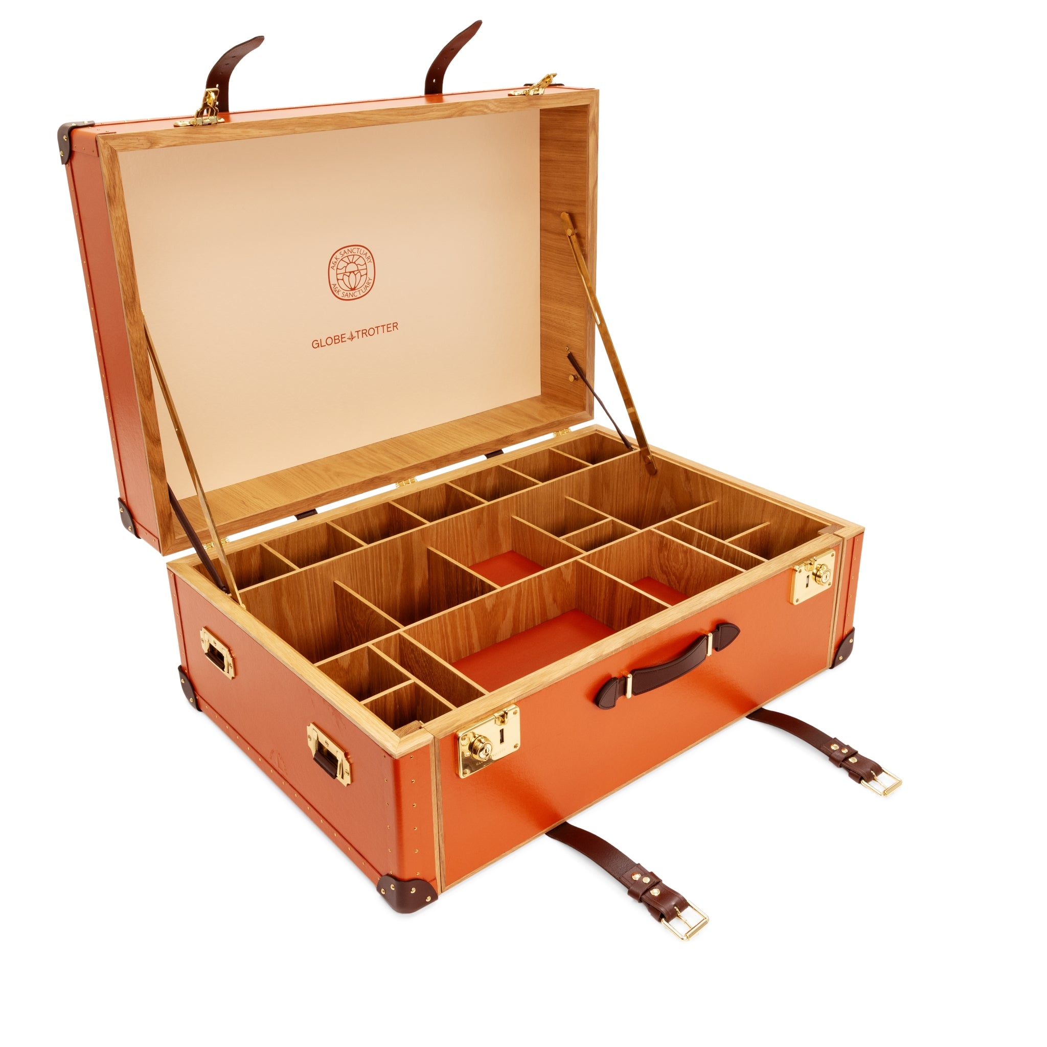 Abercrombie & Kent · The Sundower Trunk | Marmalade/Brown/Gold
