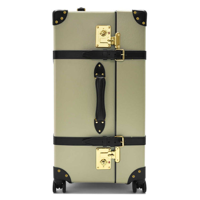 Globe-Trotter | XL Trunk | 4W | Olive & Gold | Luxury Travel Trunk