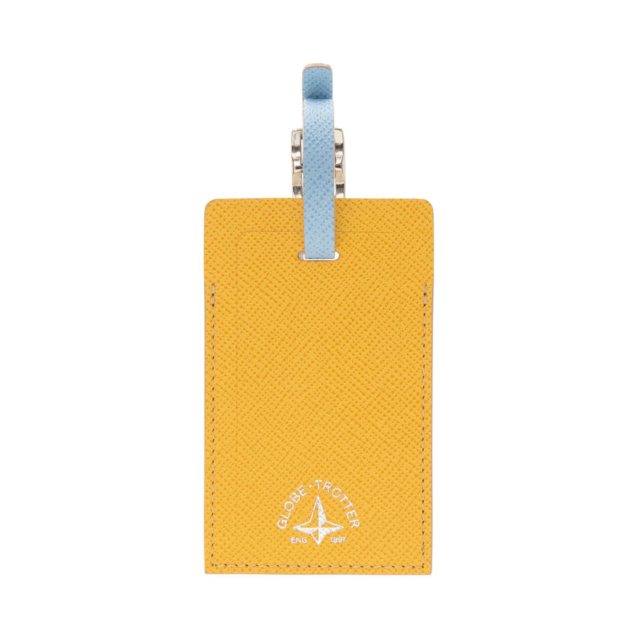 Jet · Luggage Tag | Yellow/Ivory/Chrome – first image