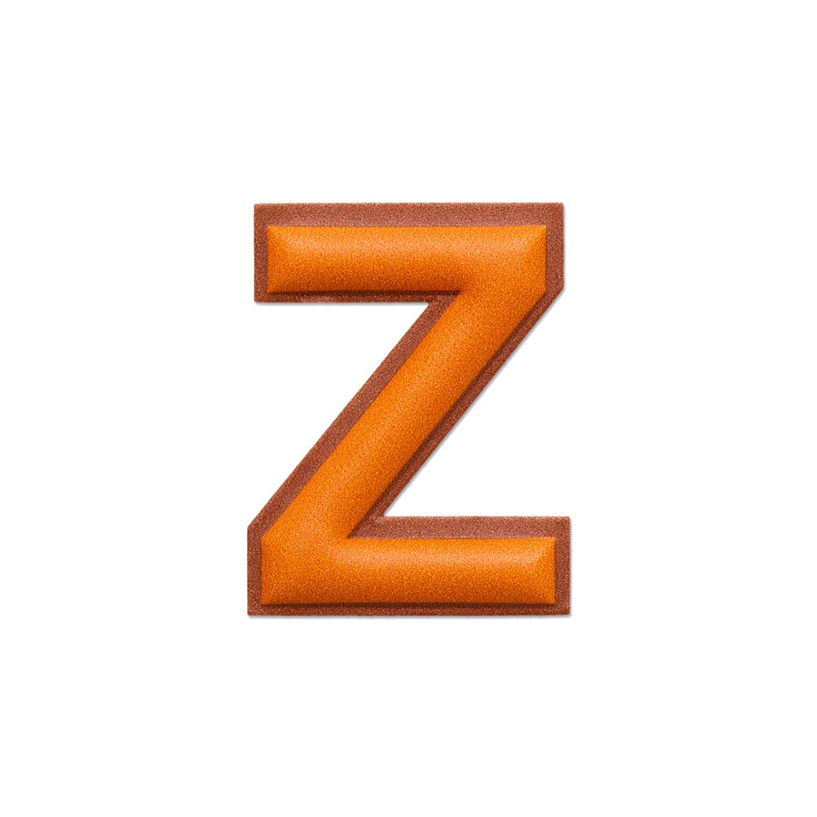 Alphabet · Leather Sticker | Orange/Brown | Z – first image