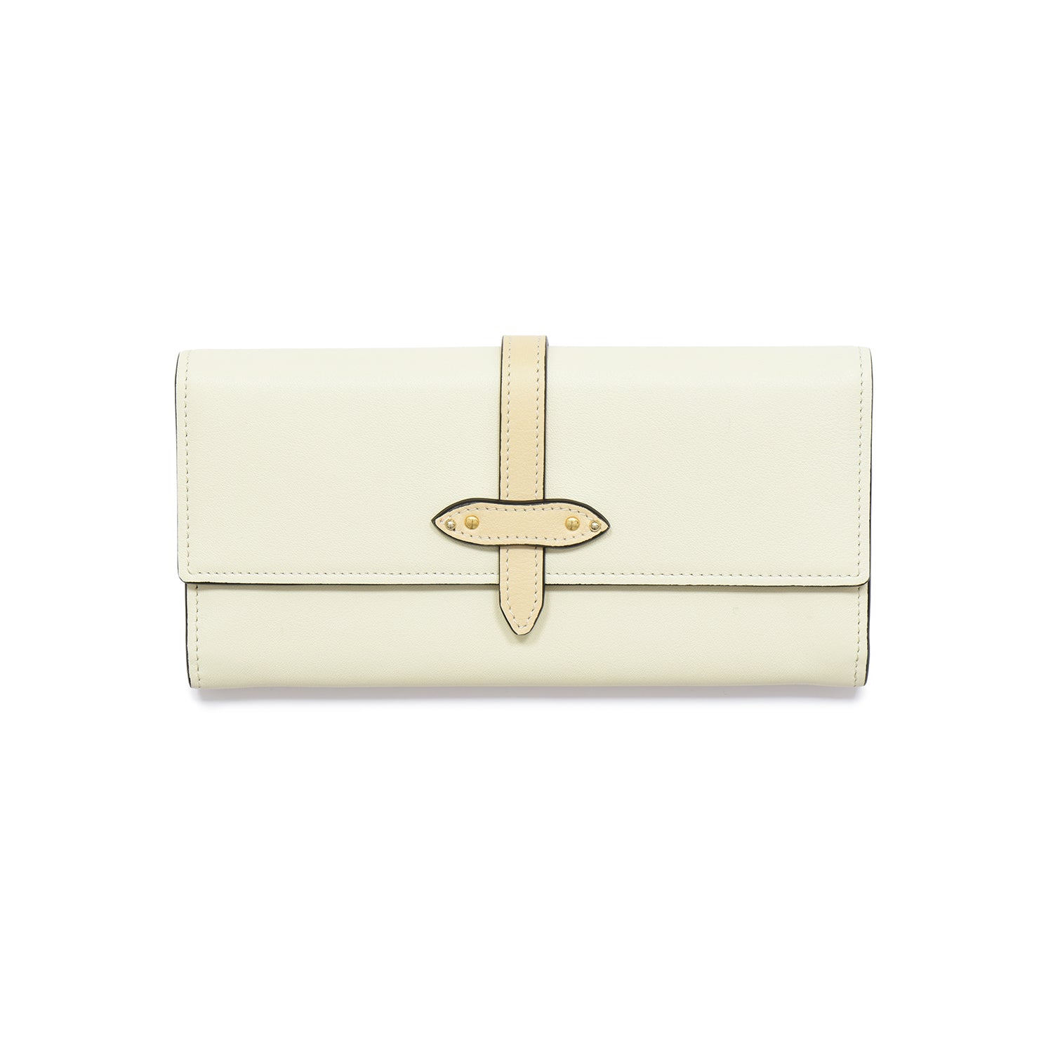 1897 · Flap Over Purse | Ivory/Natural - GLOBE-TROTTER
