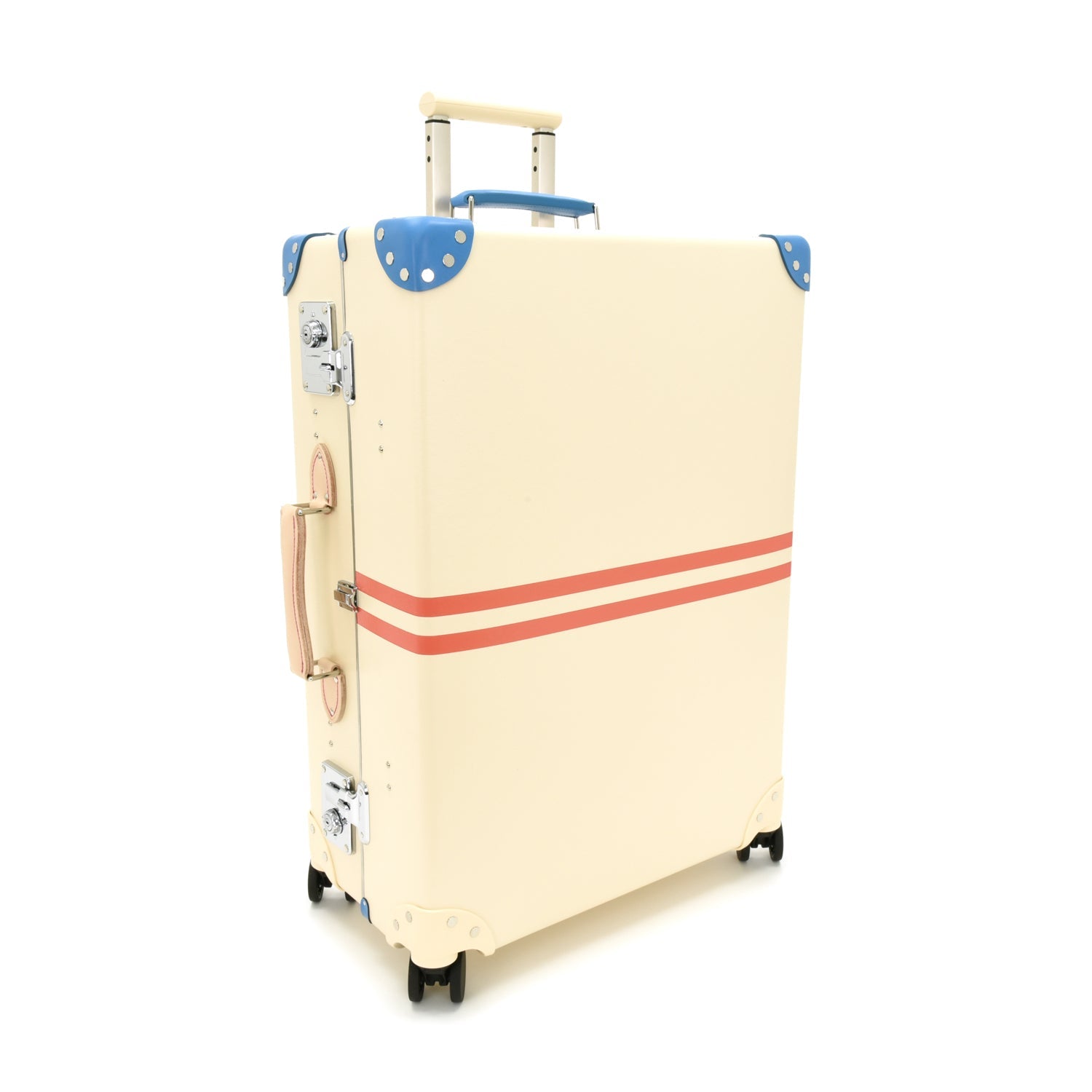 Albion · Large Check-In - 4 Wheels | Ivory/Dorset Blue - GLOBE-TROTTER