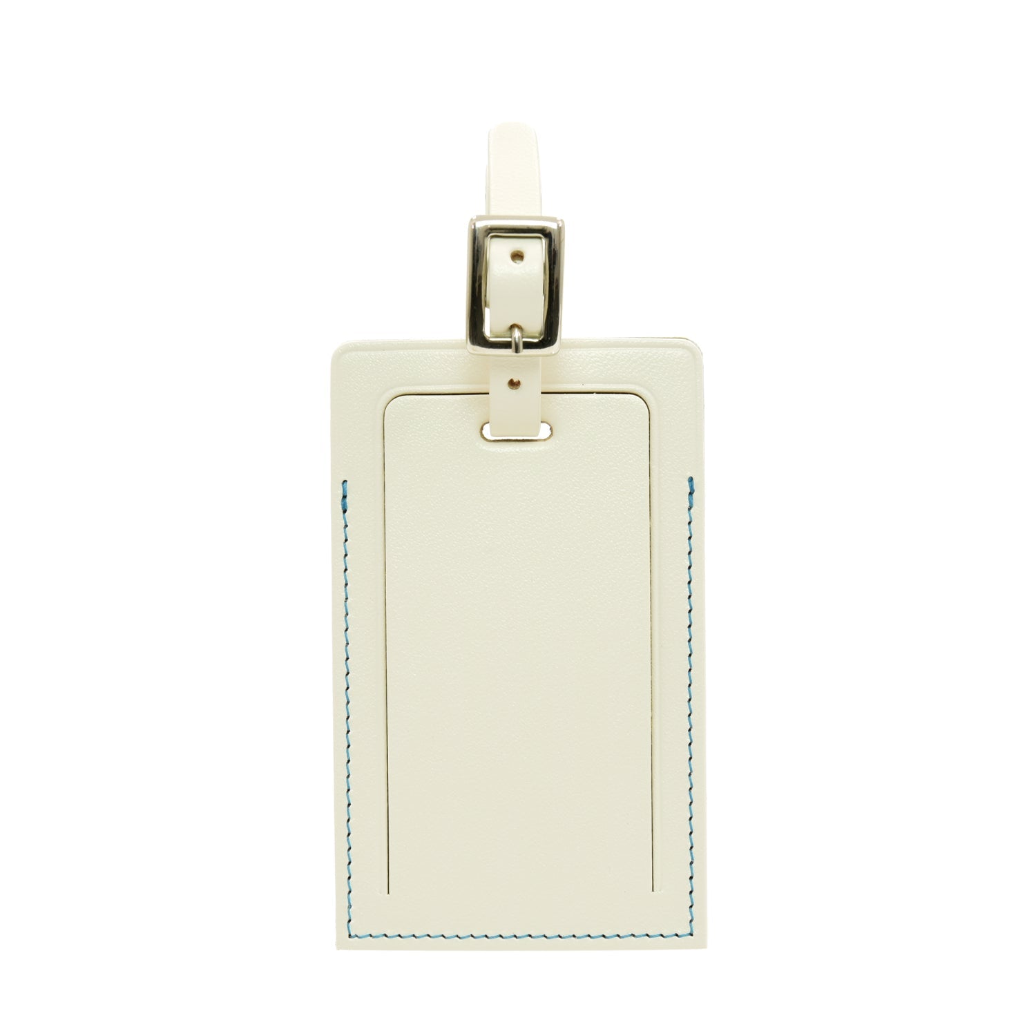 Albion · Large Luggage Tag | Ivory/Blue - GLOBE-TROTTER